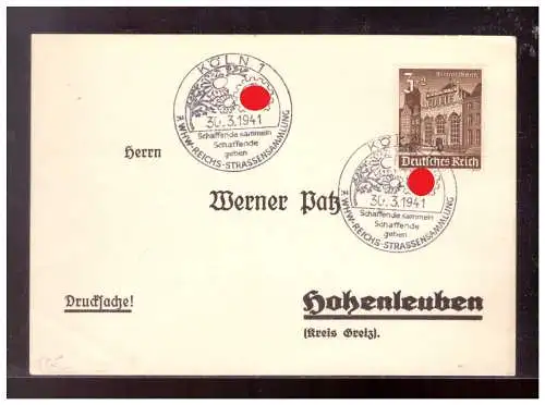 Deutsches Reich  Rundstempel (Datum und/oder Ort klar)