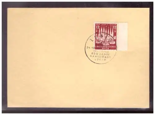 Deutsches Reich  Rundstempel (Datum und/oder Ort klar)