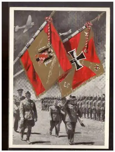 [Propagandapostkarte] DT- Reich (021468) Propagandakarte Heimkehr der Legion Condor, gelaufen mit TST Berlin 8.6.1936. 