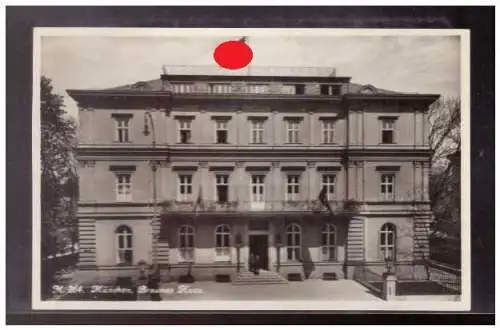 [Propagandapostkarte] DT- Reich (021560) Propagandakarte, München, das Braune Haus, ungebraucht. 