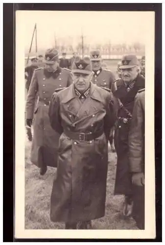 [Propagandapostkarte] Dt- Reich (021570) PropagandaFotokarte ohne Ak Einteilung, RAD Führer Konstantin Hierl Besichtigung 1941, ungebraucht. 