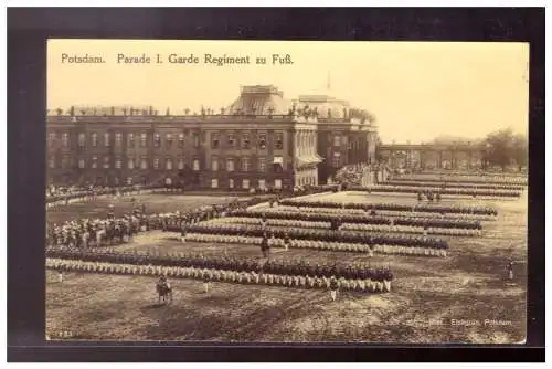 [Propagandapostkarte] DT-Reich (021601) Postkarte Potsdam 1. Garde Gegiment zu Fuß, beschriftet am 30.6.1936. 