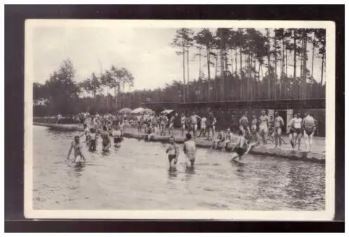 [Propagandapostkarte] DT-Reich (021611) Postkarte Tr.Üb. Pl. Grafenwöhr, Heideweiher, gelaufen Feldpost Grafenwöhr 5.11.1939. 