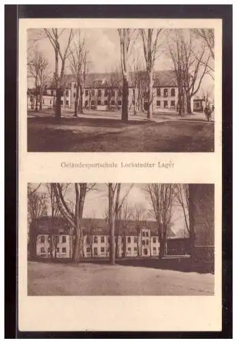 [Propagandapostkarte] DT-Reich (021616) Postkarte Geländesportschule Lockstetter Lager, gelaufen mit TST am 14.7.1936. 