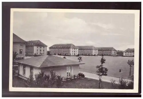 [Propagandapostkarte] Dt.- Reich (021633) Propaganda Damloup- Kaserne, Rheine i. W., ungebraucht. 