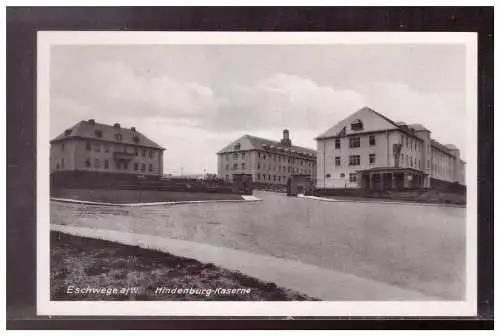 [Propagandapostkarte] DT-Reich (021643) Propaganda Eschwege, Hindenburg Kaserne, ungebraucht. 
