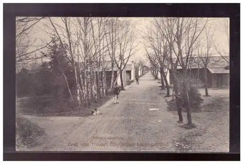 [Propagandapostkarte] DT-Reich (021647) Propaganda Gruß vom Truppenübungsplatz Lager Lechfeld, ungebraucht. 