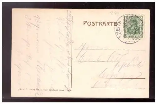 [Propagandapostkarte] DT-Reich (021697) Propaganda AK, Truppen- Übungsplatz Zeithain, Im Infanterie- Barackenlager, gelaufen. 