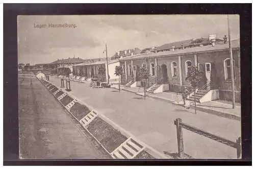 [Propagandapostkarte] DT-Reich (021717) Propaganda AK, Lager Hammelburg, gelaufen mit ST Soldatenbrief 16.6.1918. 