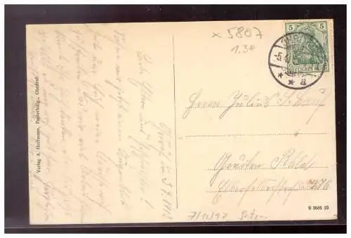 [Propagandapostkarte] DT-Reich (021720) Propaganda AK, Truppenübungsplatz, Lager d. 11.Armeekorps b. Ohrdruf, gelaufen 5.4.1913. 