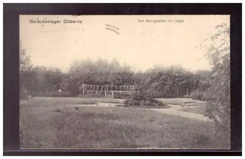 [Propagandapostkarte] DT-Reich (021770) Propaganda Ak, Truppen Übungsplatz Döberitz, Der Königsplatz im Lager, gelaufen 12.2.1920. 