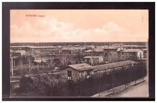 [Propagandapostkarte] DT-Reich (021793) Propaganda Ak, Munster Lager, gelaufen Munster 1.5.1913. 