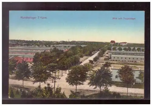 [Propagandapostkarte] DT-Reich (021798) Propaganda AK, Munster Lager, Blick aufs Truppenlager, gelaufen Munster 25.6.1912. 