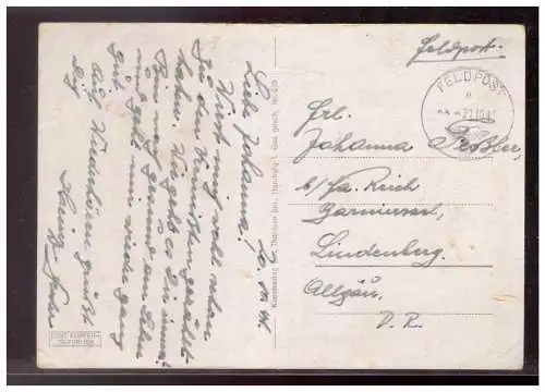 [Propagandapostkarte] Dt- Reich (021835) Propagandakarte, Bombenabwurf auf britisches Handelsschiffgelaufen Feldpost 20.10.1941. 