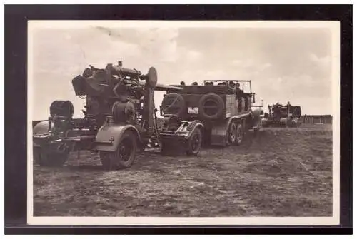 [Propagandapostkarte] Dt- Reich (021863) Propagandakarte, Unsere Luftwaffe, Schweres Luftabwehrgeschütz, gelaufen 1937. 