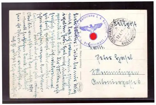 [Propagandapostkarte] Dt- Reich (021867) Propagandakarte, Mehrfelderkarte , Unsere Luftwaffe, Leichte Flak,, gelaufen Feldpost 17.4.1941. 