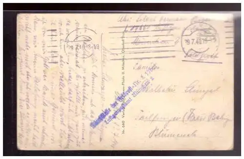 [Propagandapostkarte] Dt- Reich (021874) Propagandakarte, Unsere Luftwaffe, Flakstellung, gelaufen Feldpost Luftgaupostamt München,2. 