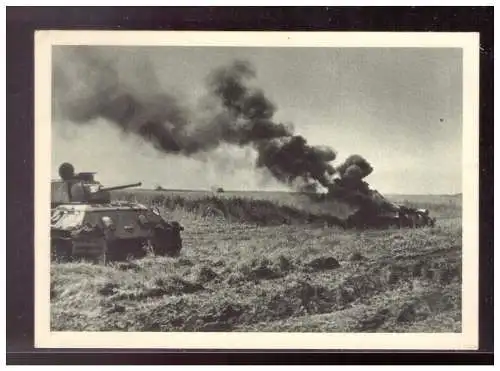 [Propagandapostkarte] Dt- Reich (021891) Propagandakarte, Nach der siegreichen Panzerschlacht Sommer 1942, ungebraucht beschrieben. 
