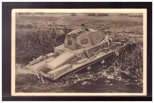 [Propagandapostkarte] Dt- Reich (021904) Propagandakarte, Unsere Wehrmacht, Panzer, gelaufen Feldpost Panzer Abt. 101 5.6.1940. 