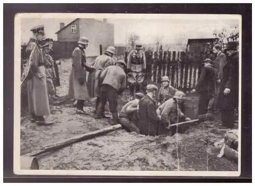[Propagandapostkarte] Dt- Reich (021921) Propagandakarte, WHW Unsere Polizei im Osten, gelaufen 16.3.1940 mit Feldpost. 