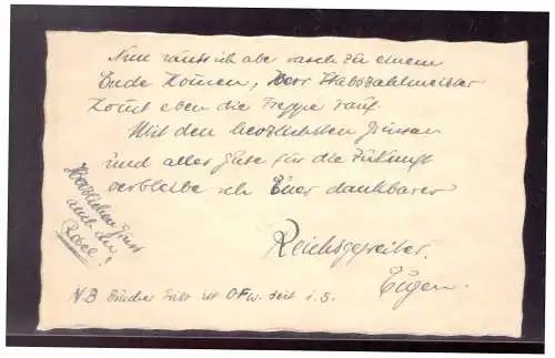 [Propagandapostkarte] Dt- Reich (021946) Propagandakarte, Gebirgsjäger klein, Handgemalt, beschrieben. 