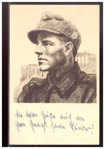 [Propagandapostkarte] Dt- Reich (021948) Propaganda, AK Gebirgsjäger beschrieben am 22.6.1941. 