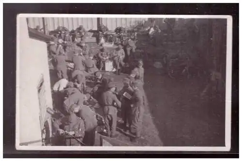 [Propagandapostkarte] Dt- Reich (021952) Propaganda AK, Gebirgsjäger bei der Ausrüstungskontrolle, ungebraucht, Karte hat einen Knick!!. 