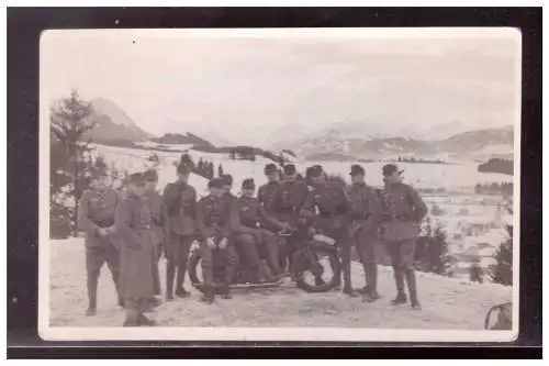[Propagandapostkarte] Dt- Reich (021954) Propaganda AK, Gebirgsjäger Mannschaftsfoto, ungebraucht. 