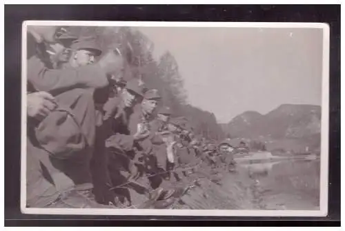 [Propagandapostkarte] Dt- Reich (021956) Propaganda AK, Gebirgsjäger bei der Rast/ Pause, ungebraucht. 