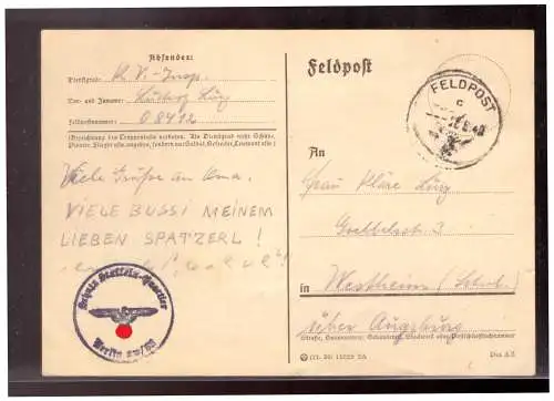 Deutsches Reich  Rundstempel (Datum und/oder Ort klar)