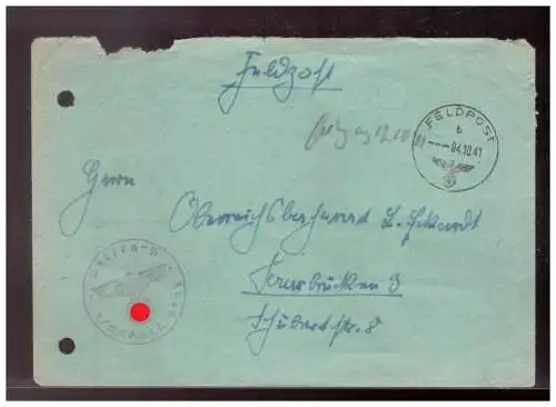 Deutsches Reich  Rundstempel (Datum und/oder Ort klar)