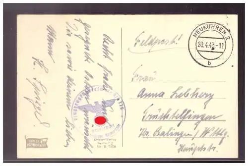 Deutsches Reich  Rundstempel (Datum und/oder Ort klar)