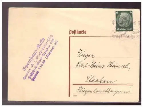 Deutsches Reich  Rundstempel (Datum und/oder Ort klar)