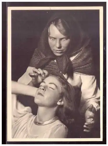 [Propagandapostkarte] Dt- Reich (022027) Postkarte BDM  Werk Glaube und Schönheit, Spiel und gesellige Kultur, ungebraucht. 