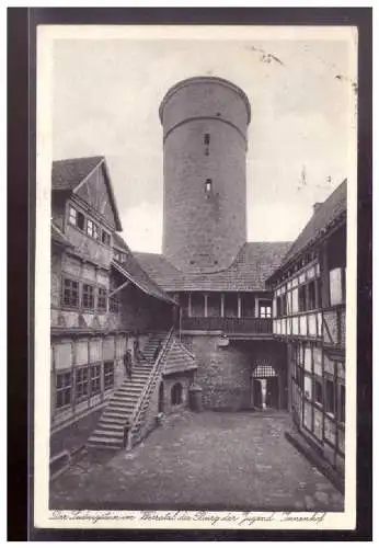 [Propagandapostkarte] Dt- Reich (022068) AK Jugendburg Ludwigstein Werleshausen über Witzenhausen, gelaufen mit SST Witzenhausen. 