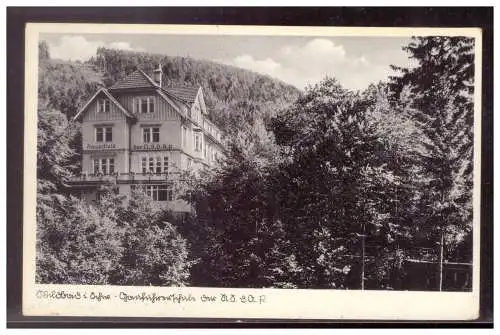 [Propagandapostkarte] Dt- Reich (022076) AK, Gauschule der NSDAP, gelaufen Wildbad 11.7.1939. 