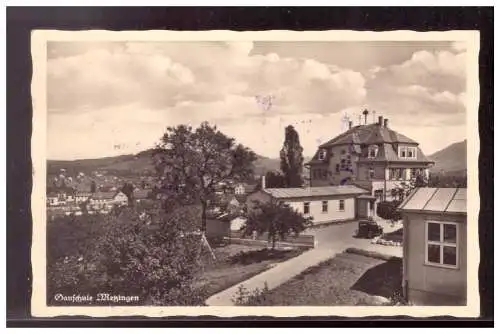 [Propagandapostkarte] Dt- Reich (022084) AK Metzingen, Gauschule Metzingen, gelaufen Metzingen 14.7.1940. 