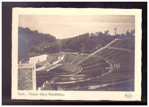 [Propagandapostkarte] Dt- Reich (022091) AK Berlin, Dietrich Eckart Freilichtbühne, gelaufen mit SST Berlin Reichswettkämpfe der SA am 21.7.38. 
