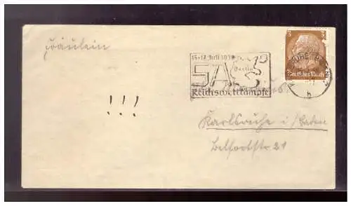 Deutsches Reich  Rundstempel (Datum und/oder Ort klar)