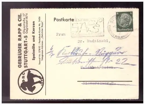 Deutsches Reich  Rundstempel (Datum und/oder Ort klar)