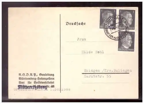 Deutsches Reich  Rundstempel (Datum und/oder Ort klar)