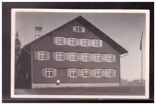 [Echtfotokarte schwarz/weiß] Dt- Reich (022136) Fotokarte NSV Erholungsheim Schwarzenberg- Maien, gelaufen mit TST Schwarzenberg am 13.9.1941. 
