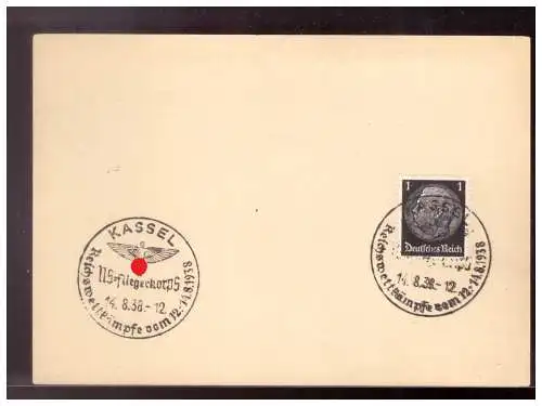 Deutsches Reich  Sonderstempel