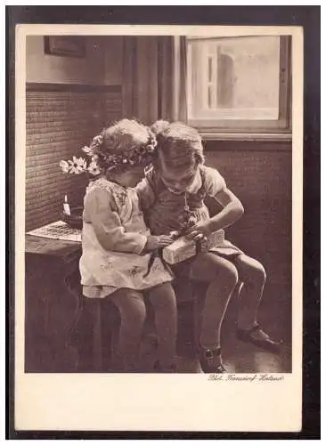 [Propagandapostkarte] Dt- Reich (022173) AK Kinder, Zu gusten des Deutschen Frauenwerks- Mütterdienst, ungebraucht. 