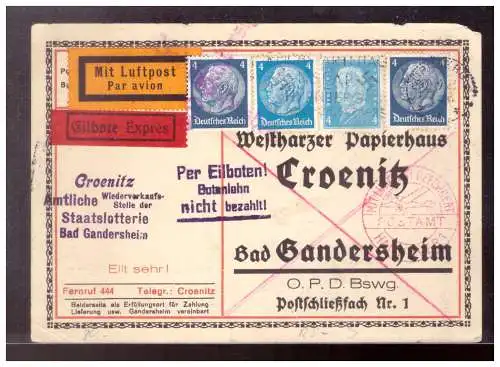 Deutsches Reich  Rundstempel (Datum und/oder Ort klar)