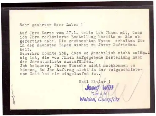 Deutsches Reich  Rundstempel (Datum und/oder Ort klar)