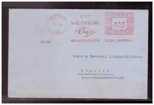 Deutsches Reich  Rundstempel (Datum und/oder Ort klar)