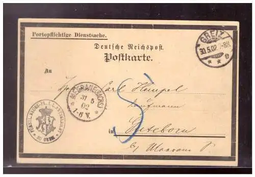 Deutsches Reich  Rundstempel (Datum und/oder Ort klar)
