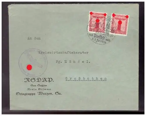Deutsches Reich  Rundstempel (Datum und/oder Ort klar)