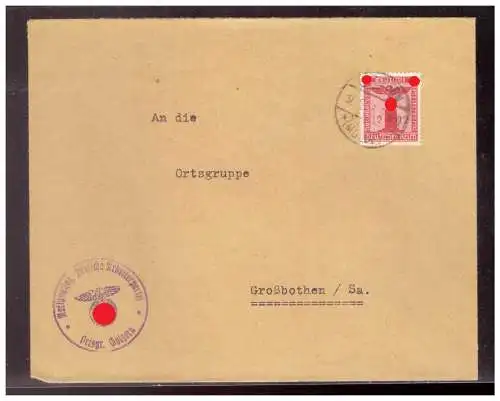 Deutsches Reich  Rundstempel (Datum und/oder Ort klar)